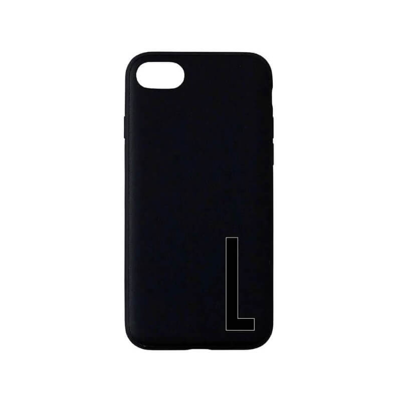 Design Letters - Personal ''L'' Phone Cover Iphone 7/8  - Black