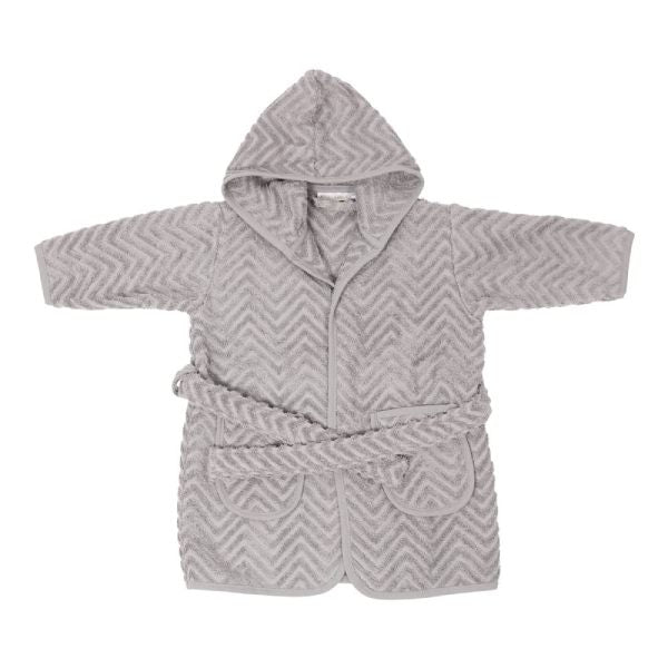 Filibabba – Badekåbe Zigzag – Grey – 3-4 år (98-104)