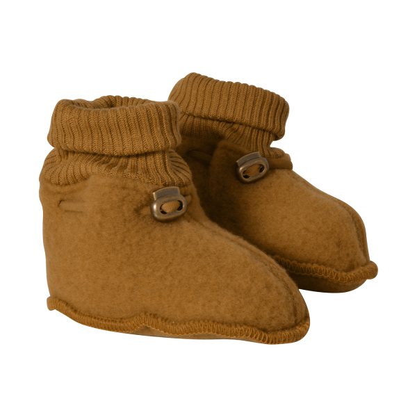 Mikk-Line - Baby Uld Fleece Futter - Golden Brown - 50/56