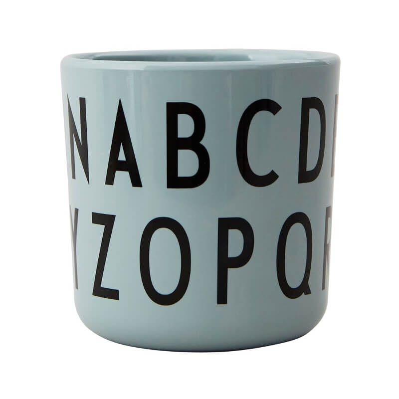 Billede af Design Letters - Melamine ABC Cup - Green - One size
