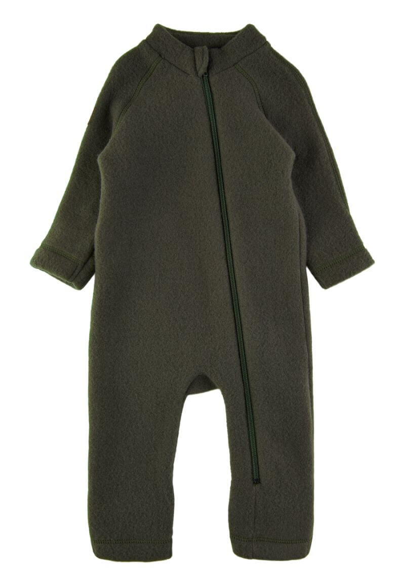 MikkLine  Wool Baby Suit  Forest Night  62