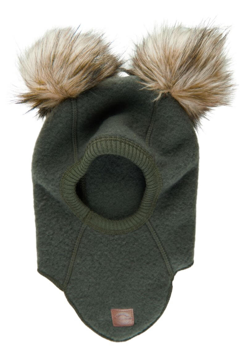 Billede af Mikk-Line - Wool Fullface w. Pom Pom - Forest Night - 50/56