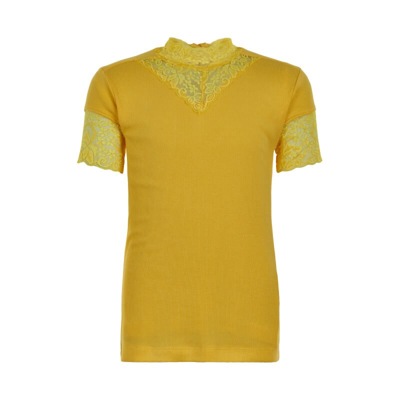 THE NEW  Olace S/S TOP TShirt  Primrose Yellow  9/10 år