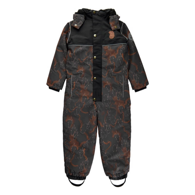 #2 - Soft Gallery -  Carla Snowsuit - Phantom - 98/3 år