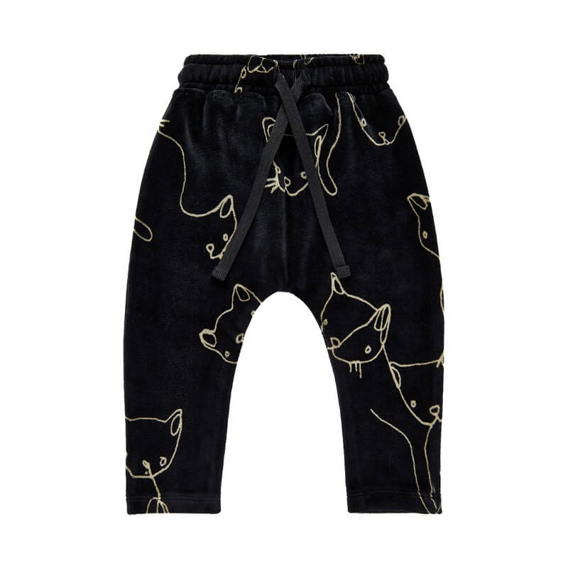 Billede af Soft Gallery - SGImery pants X-mas - Jet Black - 68/6 mdr.