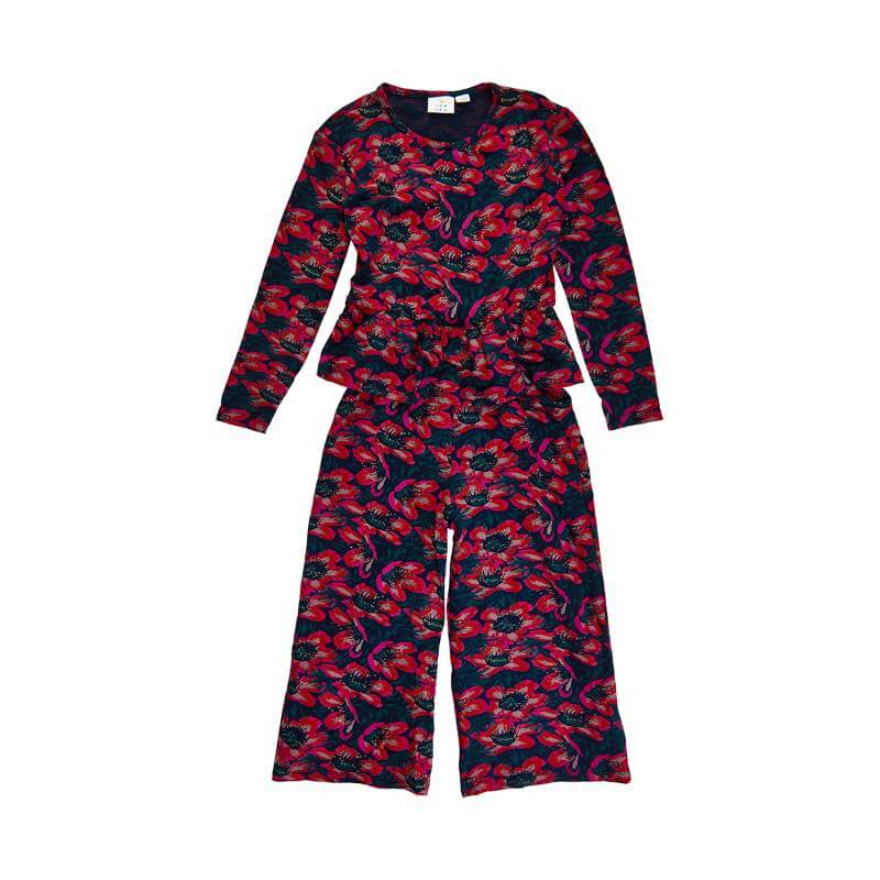 Billede af THE NEW - Agnes l/s Jumpsuit - Big Flower - 3/4 år