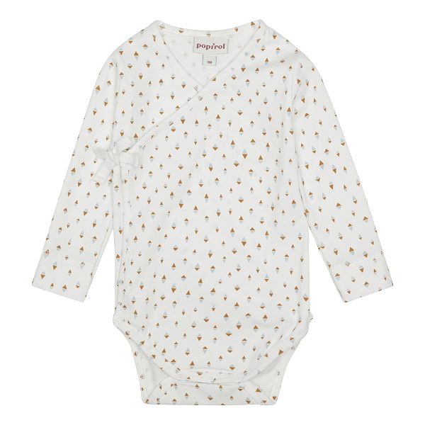 Billede af Popirol - Aino Baby Body Wrap Boy - Offwhite - 68/6 mdr.