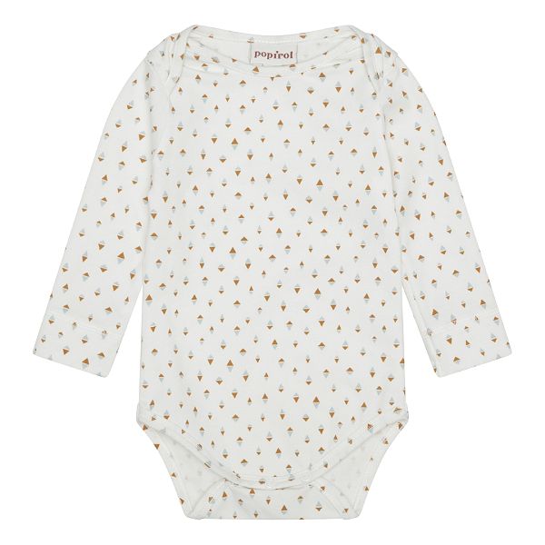 Billede af Popirol - Billie Baby Body - Offwhite - 80/12 mdr.