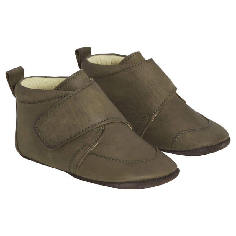 En Fant – Hjemmesko Velcro – Dusty Olive – 19