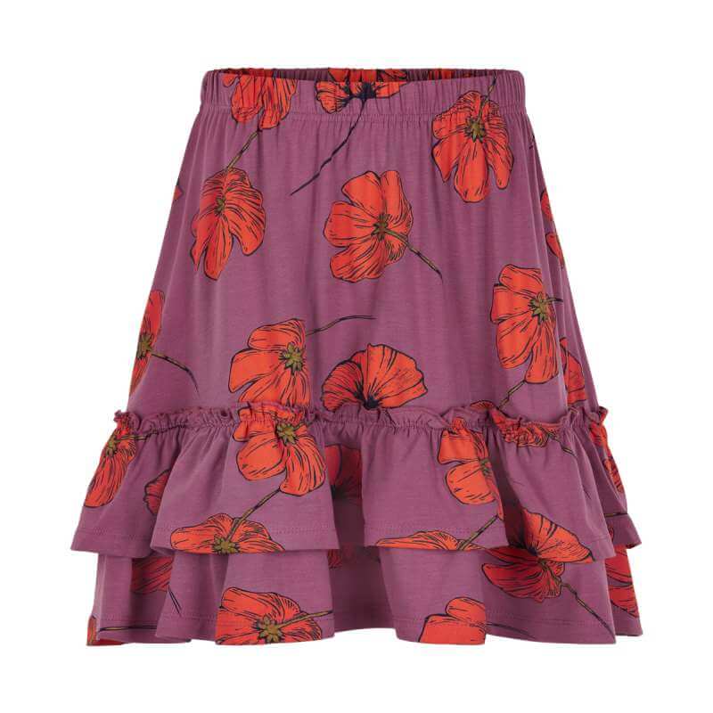 Se THE NEW - Tracy Skirt Nederdel - Heather Rose - 110/116 hos Lillepip.dk