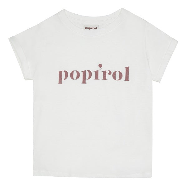 Popirol   10020 TShirt  Offwhite  116/6 år