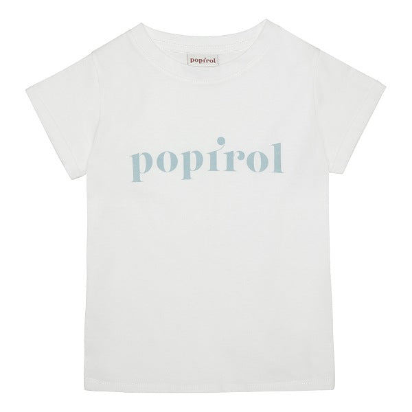 Se Popirol - 2-0018 T-Shirt - Offwhite - 116/6 år hos Lillepip.dk