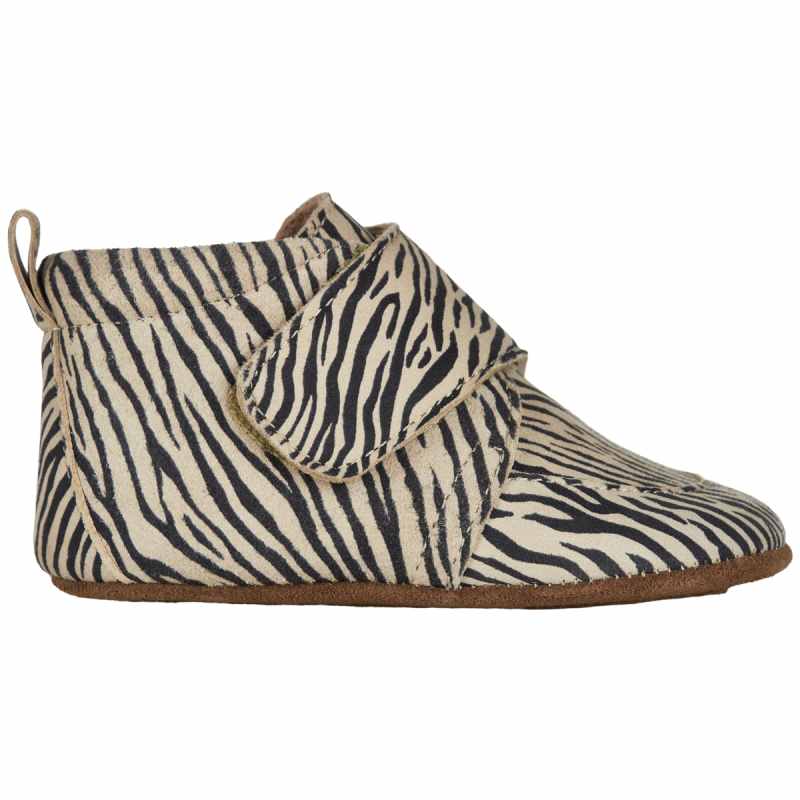 En Fant – Hjemmesko m. velcro – Zebra – 27