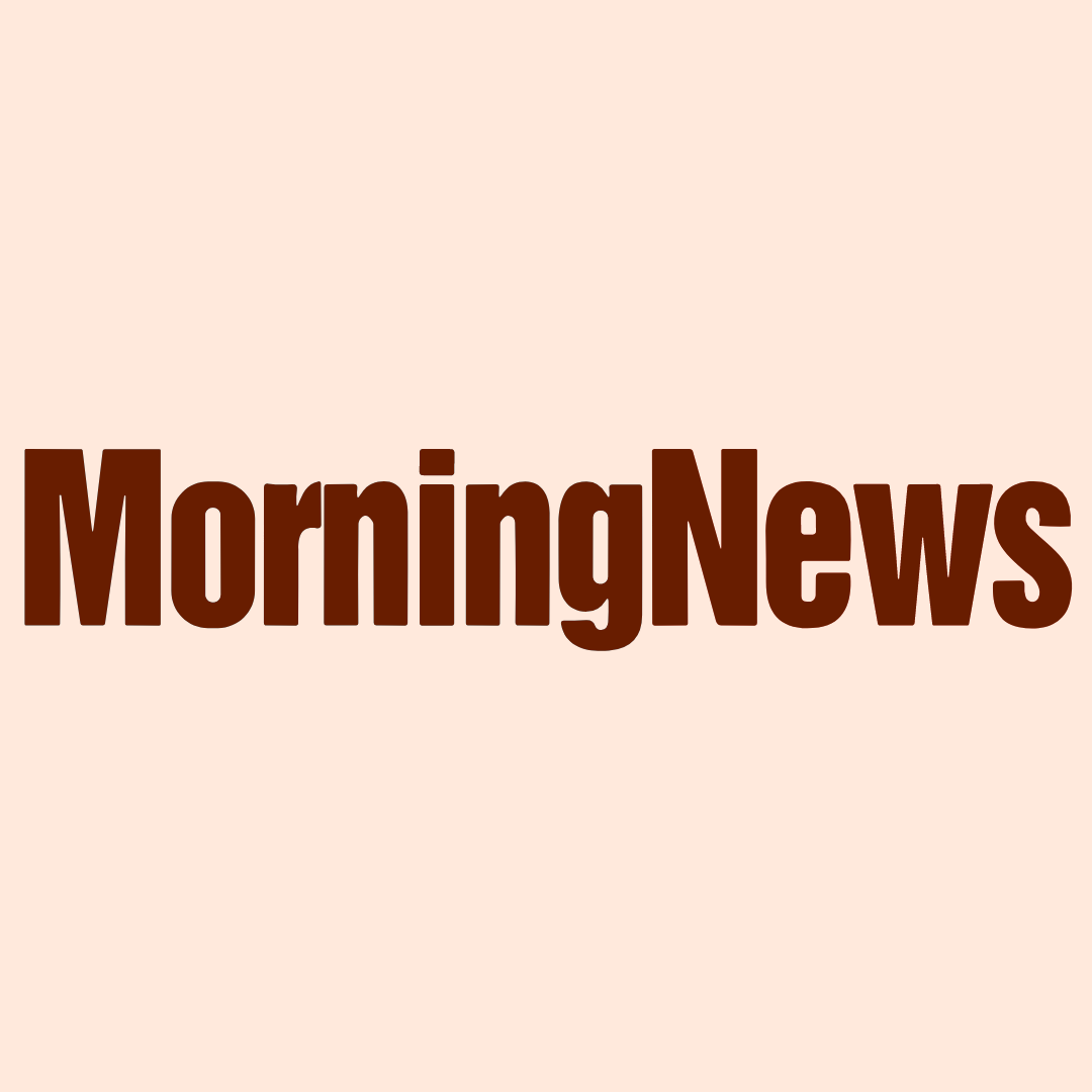 Text 'MorningNews' in brown on a beige background.