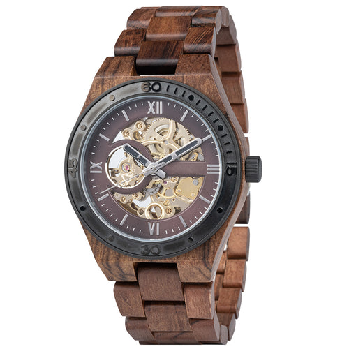 Montre en bois automatique homme Bali