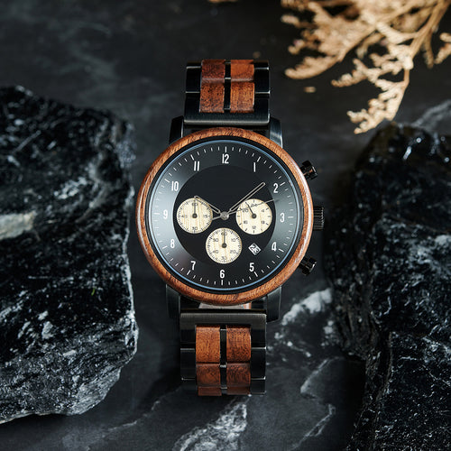 Montre en bois Originals Brown Manhattan