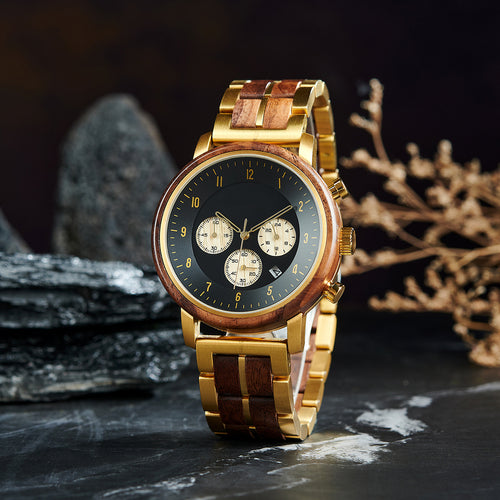 Montre en bois Originals Golden Manhattan