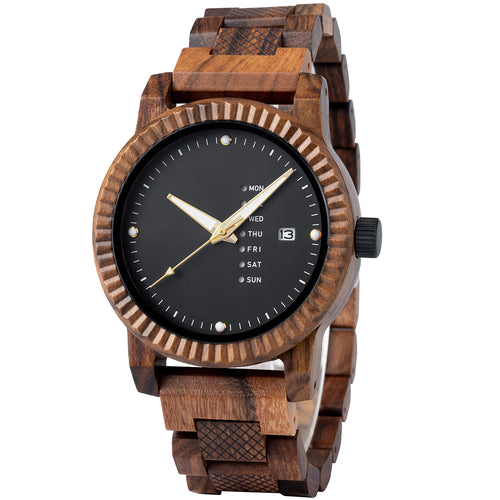 Montre en bois homme Flat Princesse