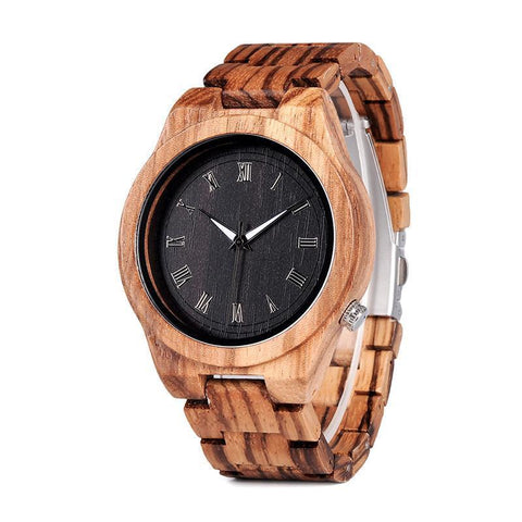 montre en bois homme robuste manaslu