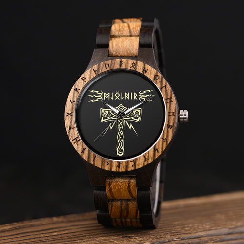 Montre en bois homme Kernel Cross