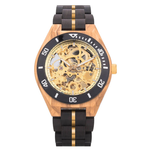 Montre en bois automatique homme Turkia