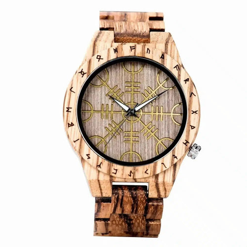 Montre en bois homme Kernel Loki