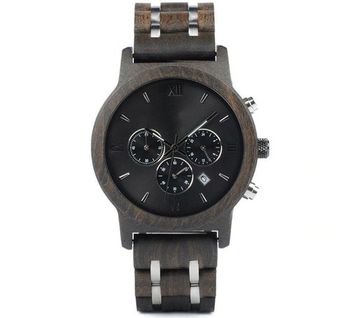 Montre en bois homme Flat Cadix