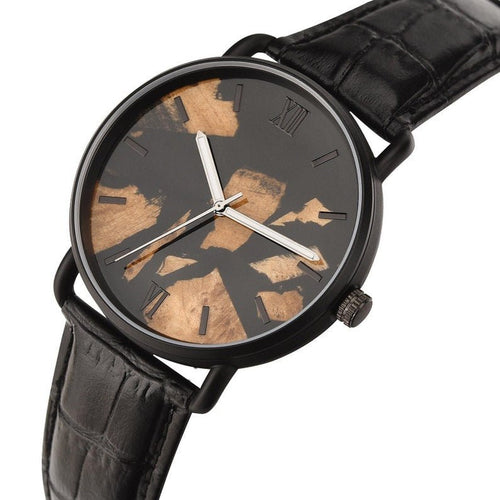 Montre en bois homme Flat Continent