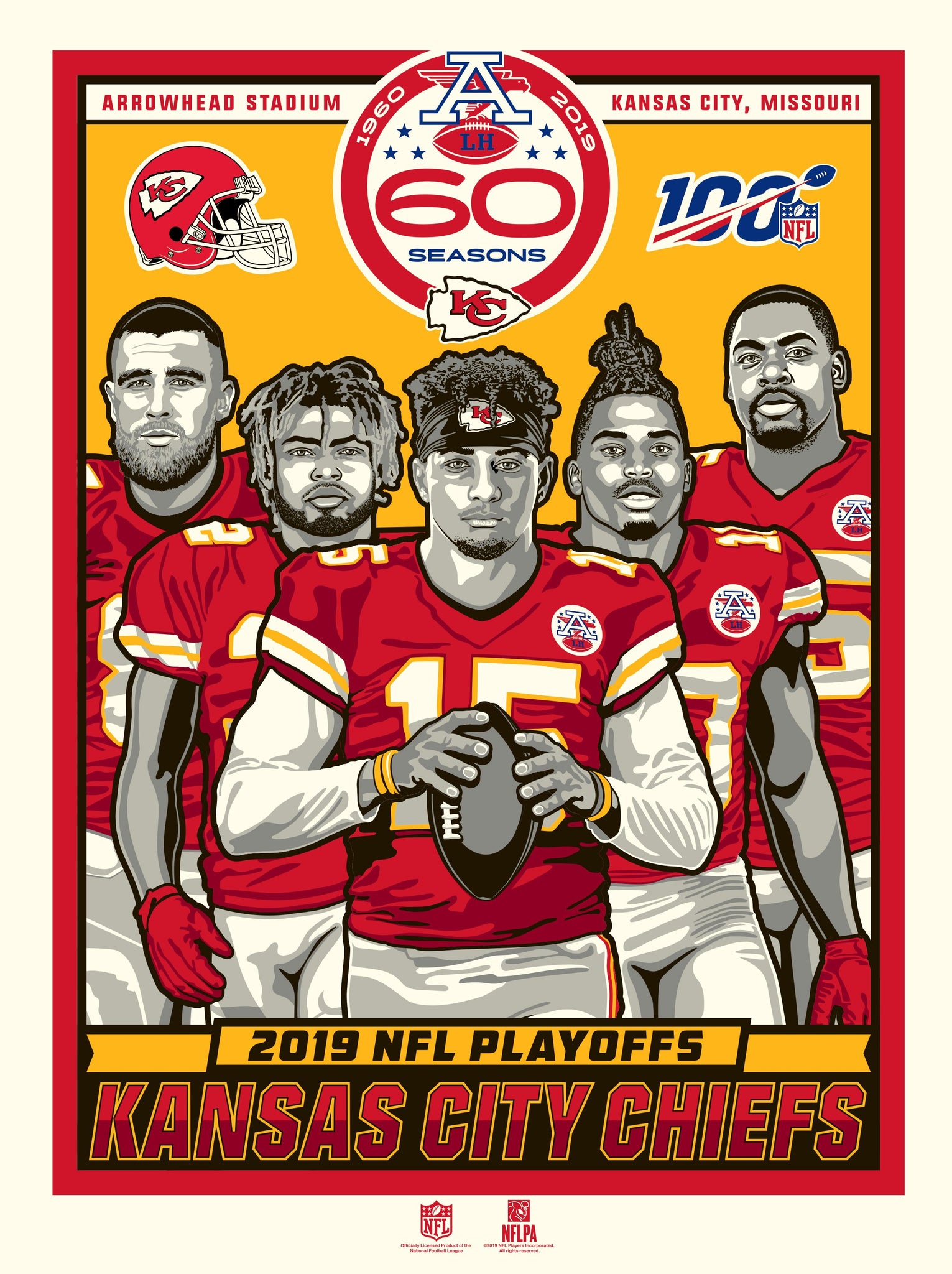 Kansas City Chiefs 2019 NFL Postseason Serigraph – Phenom Gallery1531 x 2048