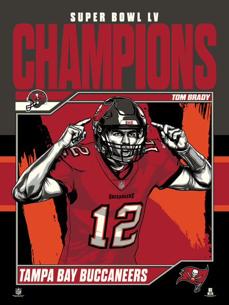 Tampa Bay Bucs Super Bowl XXXVII Champions Commemorative Poster - Star –  Sports Poster Warehouse