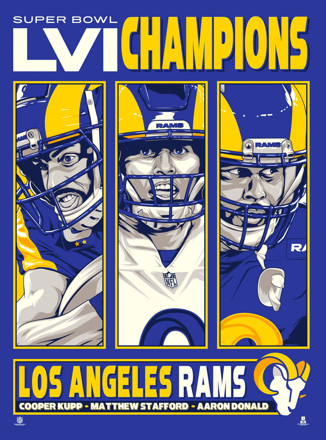 Cooper Kupp MVP Super Bowl LVI Signature Poster Canvas - REVER LAVIE