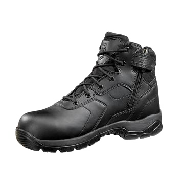 6-inch Waterproof Black Tactical Boot - Side Zip & Comp Safety Toe - Battle OPS product image