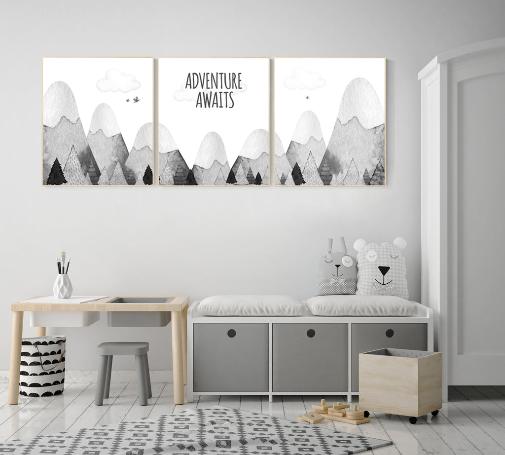 mountain nursery decor