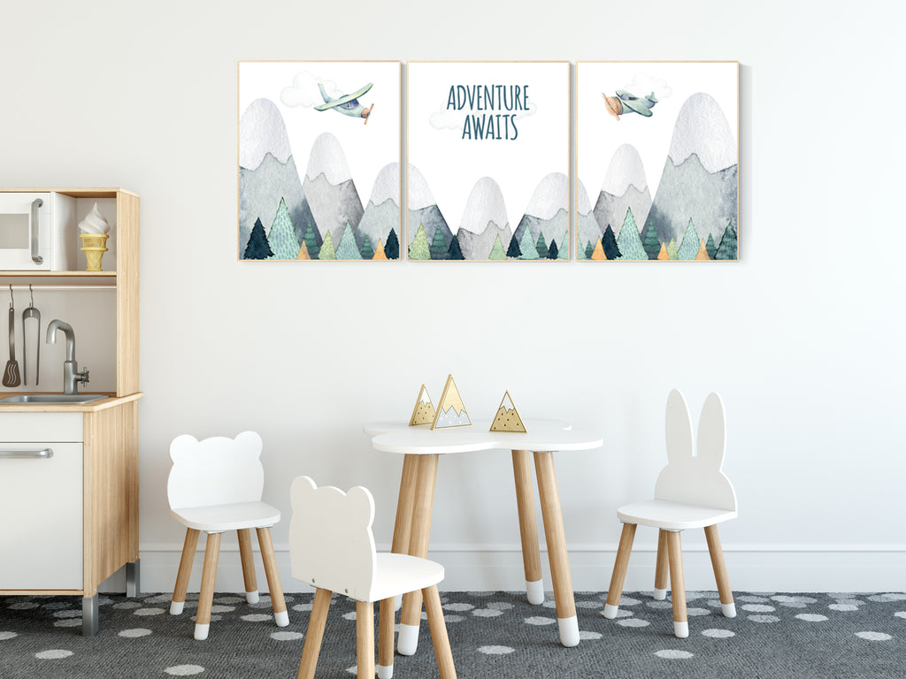 mountain nursery decor