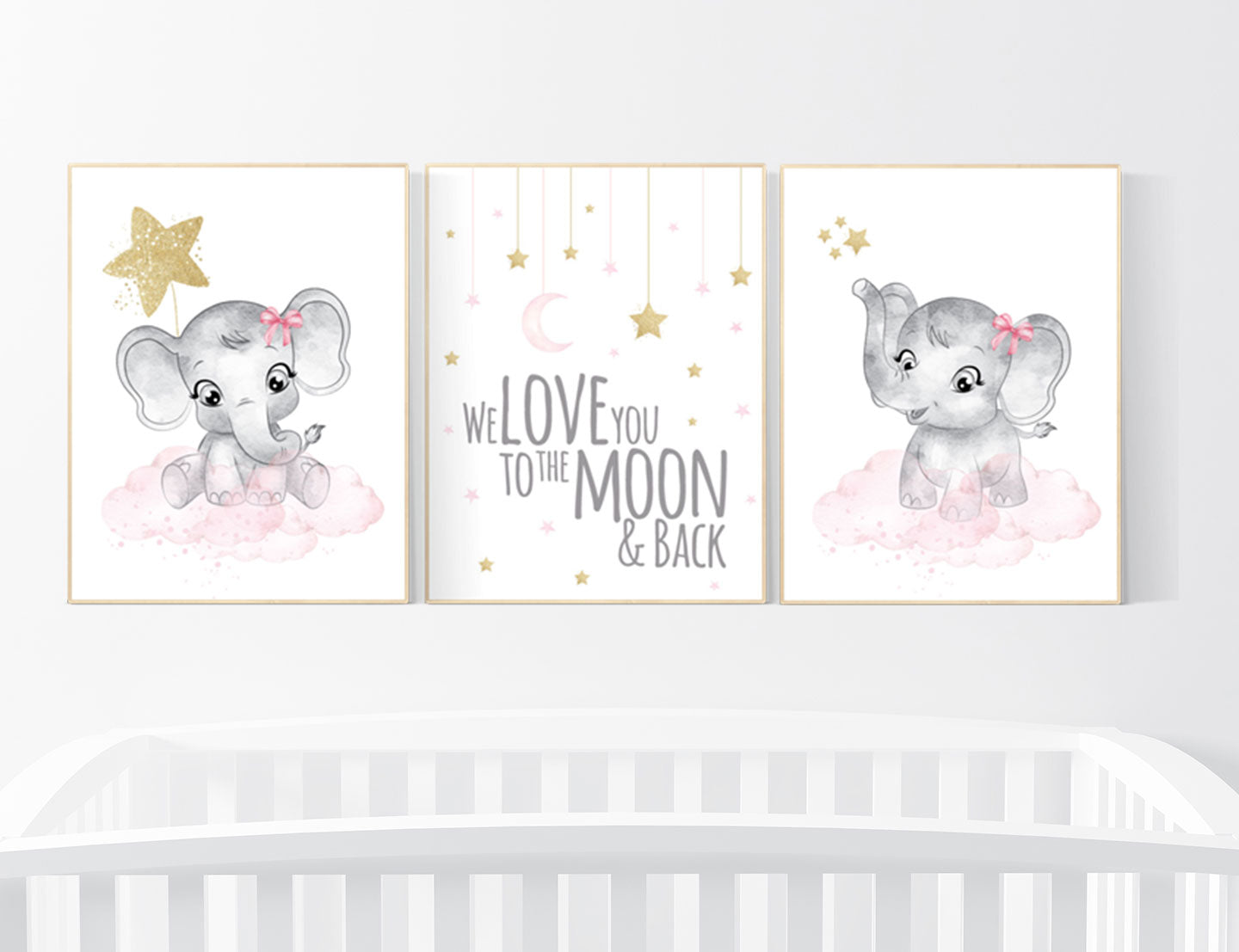 pink and gold nursery ideas