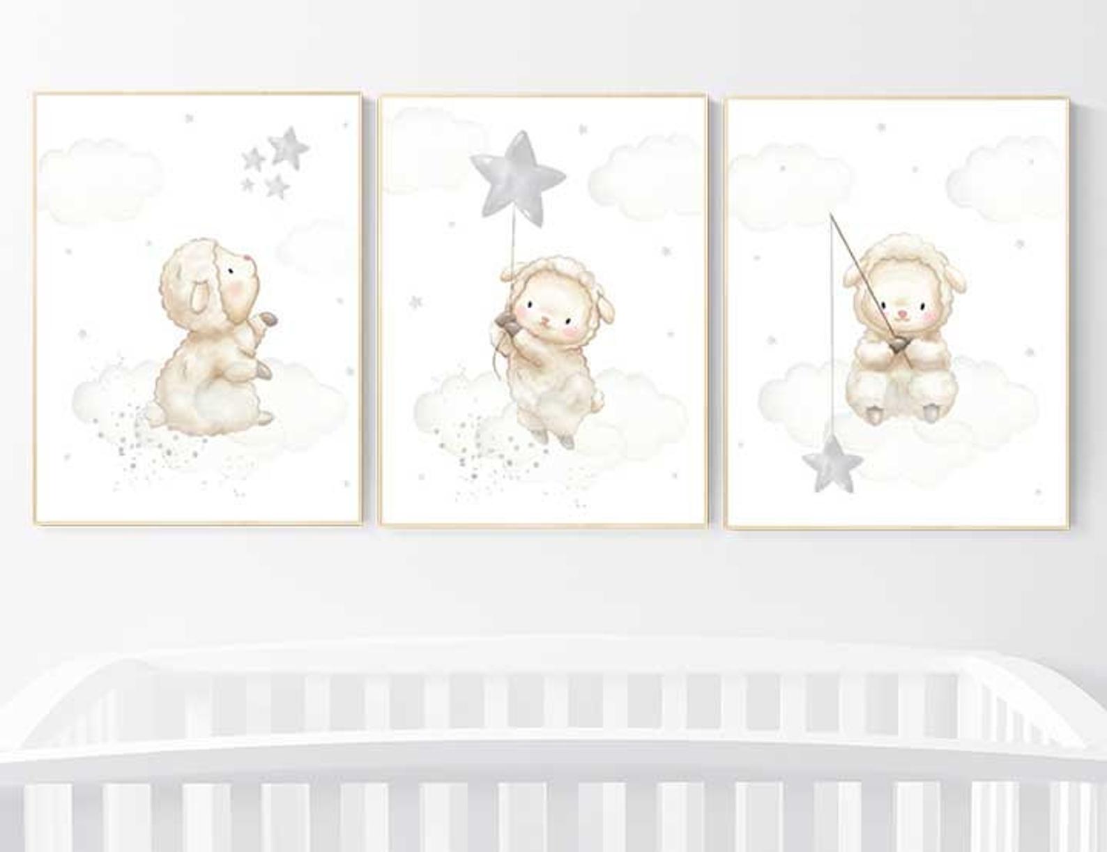 sheep nursery decor