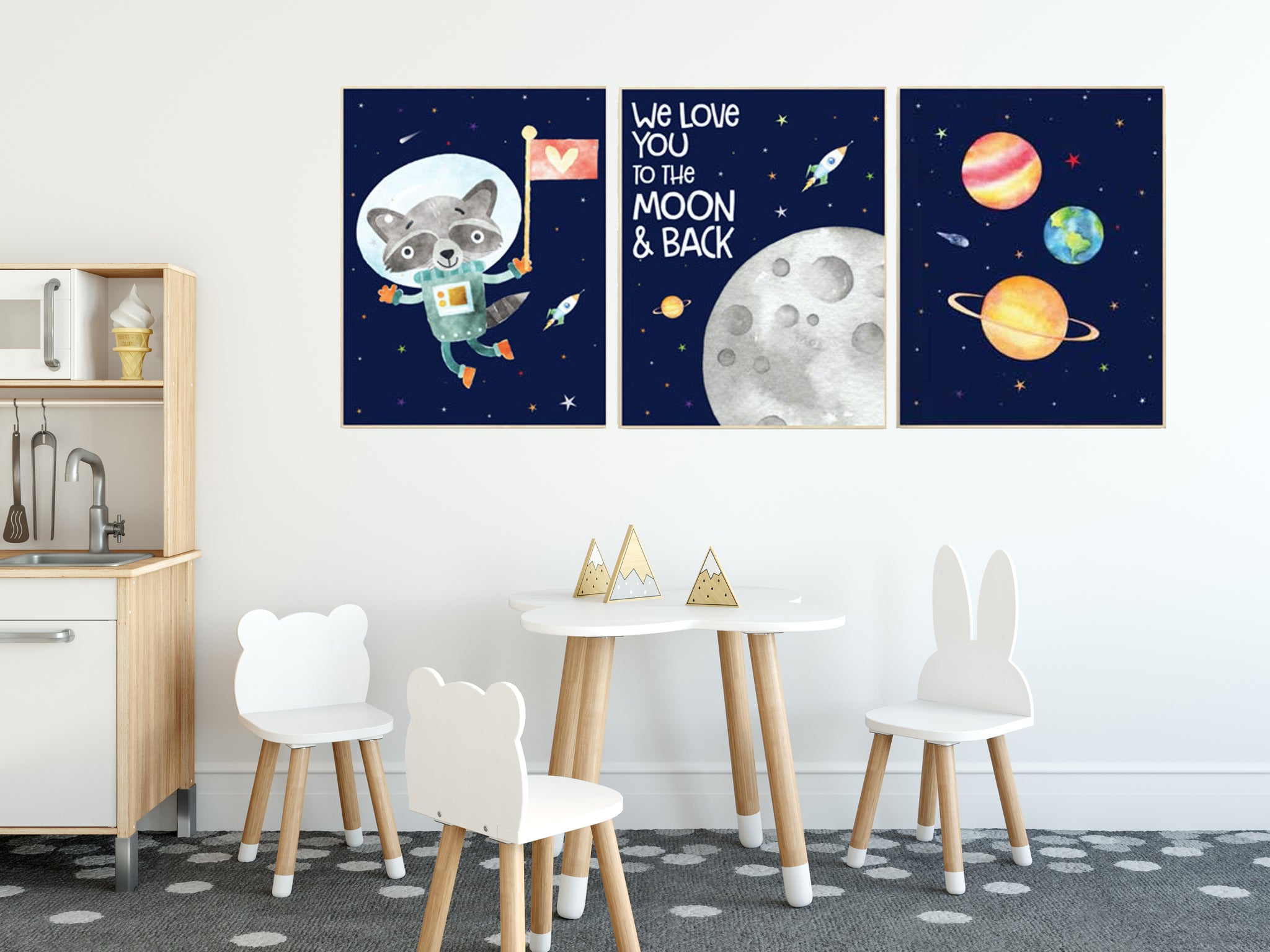 outer space nursery decor