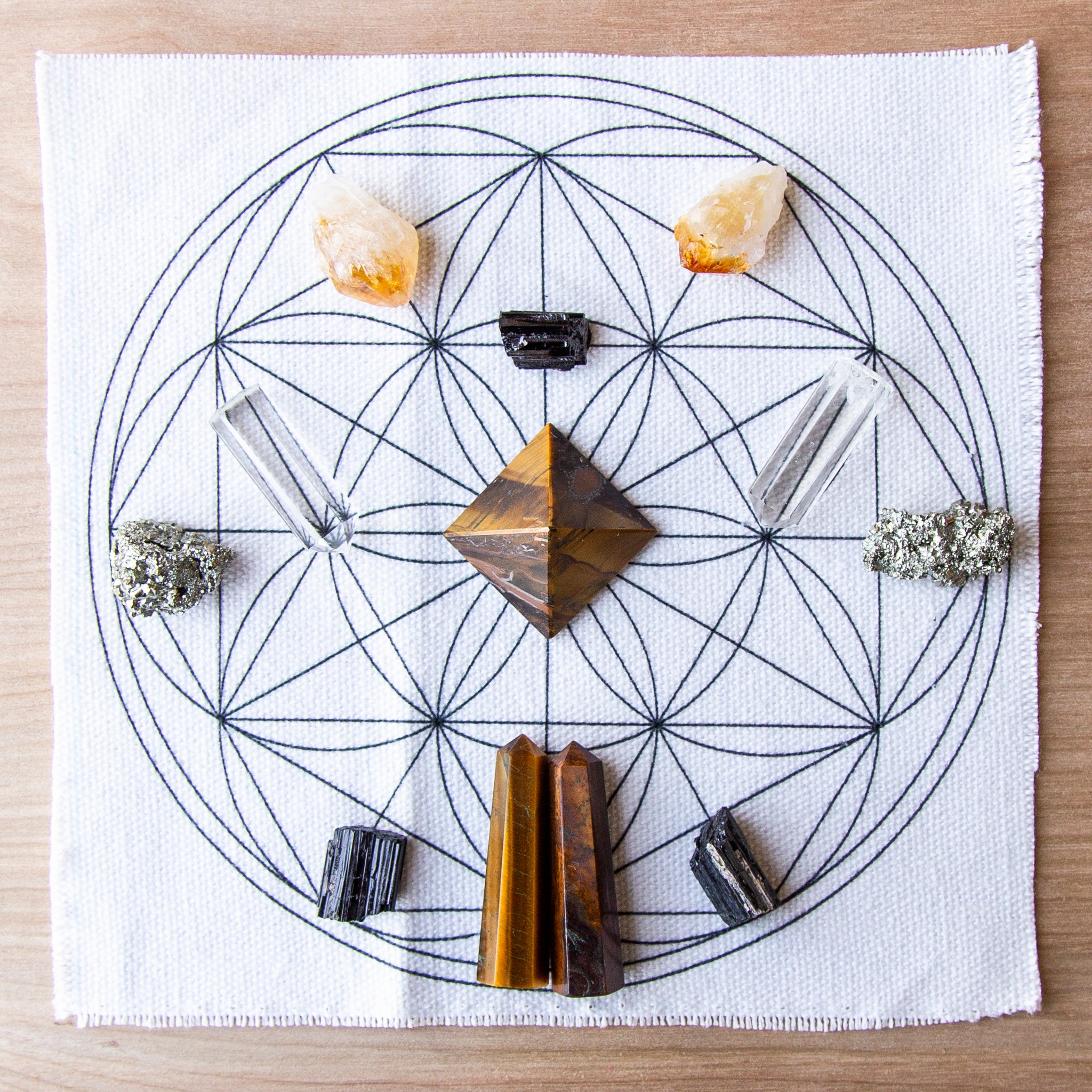 Success and Prosperity Crystal Grid - Beverly Oaks Minerals