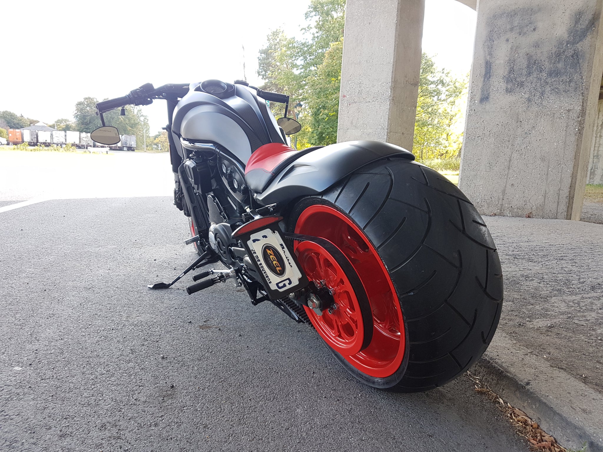 v rod 330 wide tire kit