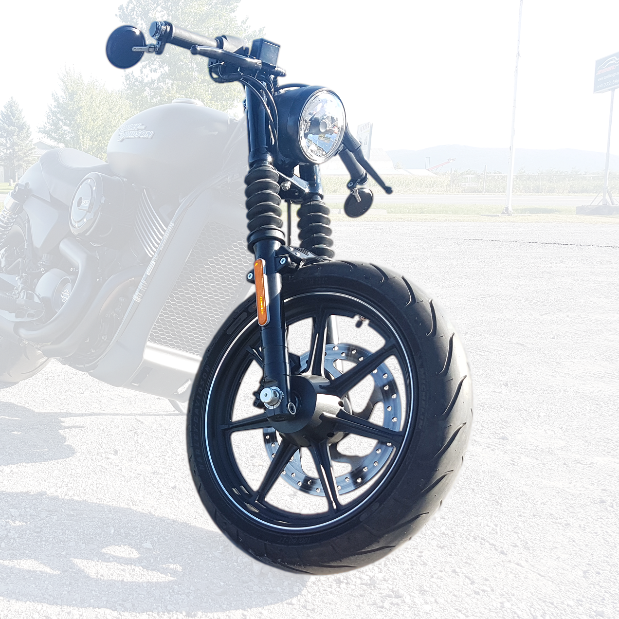 street bob fork covers