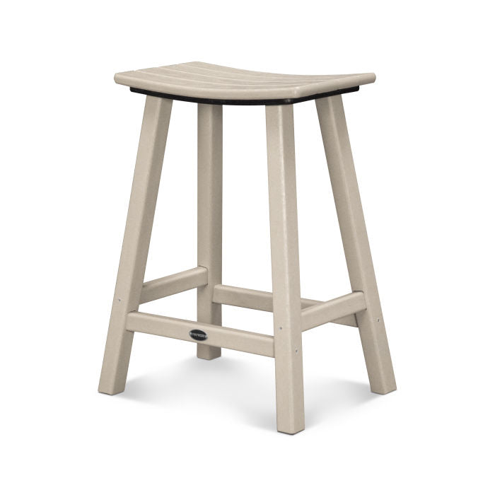 Polywood Traditional 24 Saddle Bar Stool Amish Yard