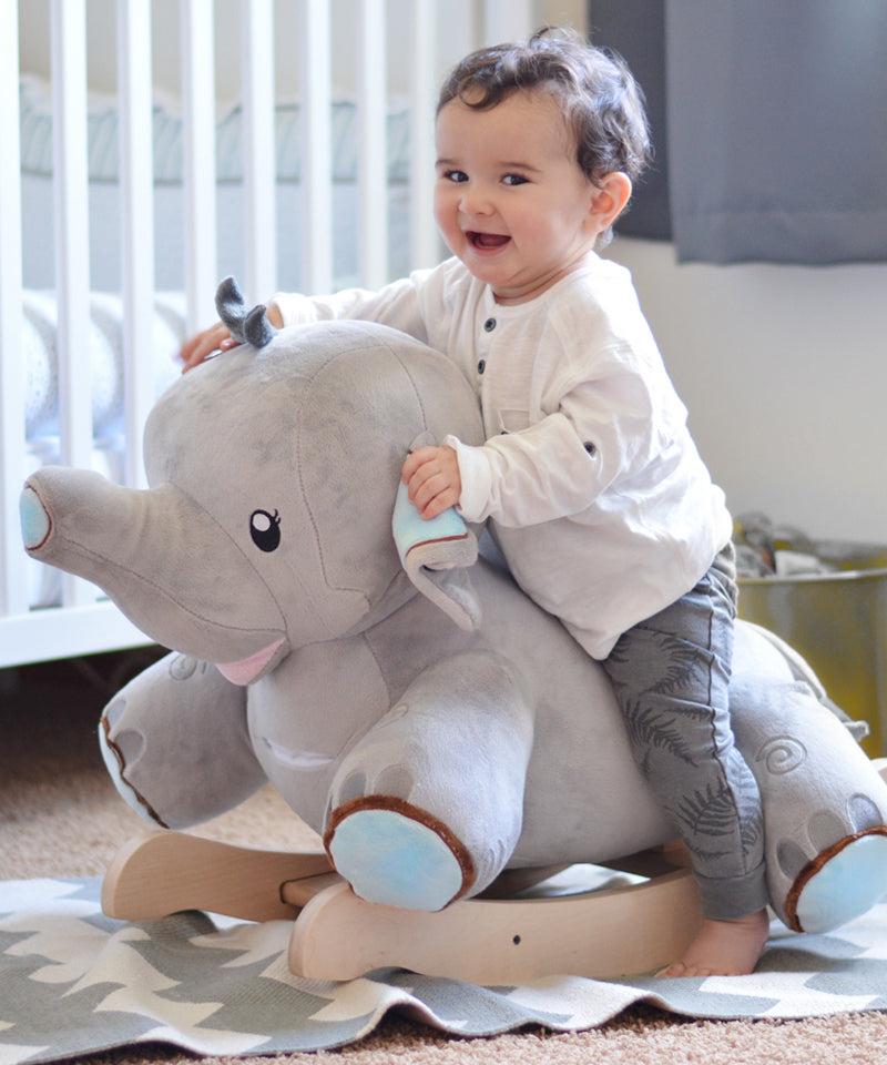 plush rocking animals for babies