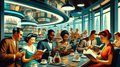 Science Fiction Writers of the 1950s: Secrets Behind Iconic Stories! -  Reading Vintage