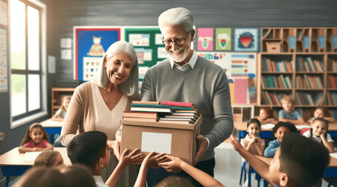 donating books to teachers class library