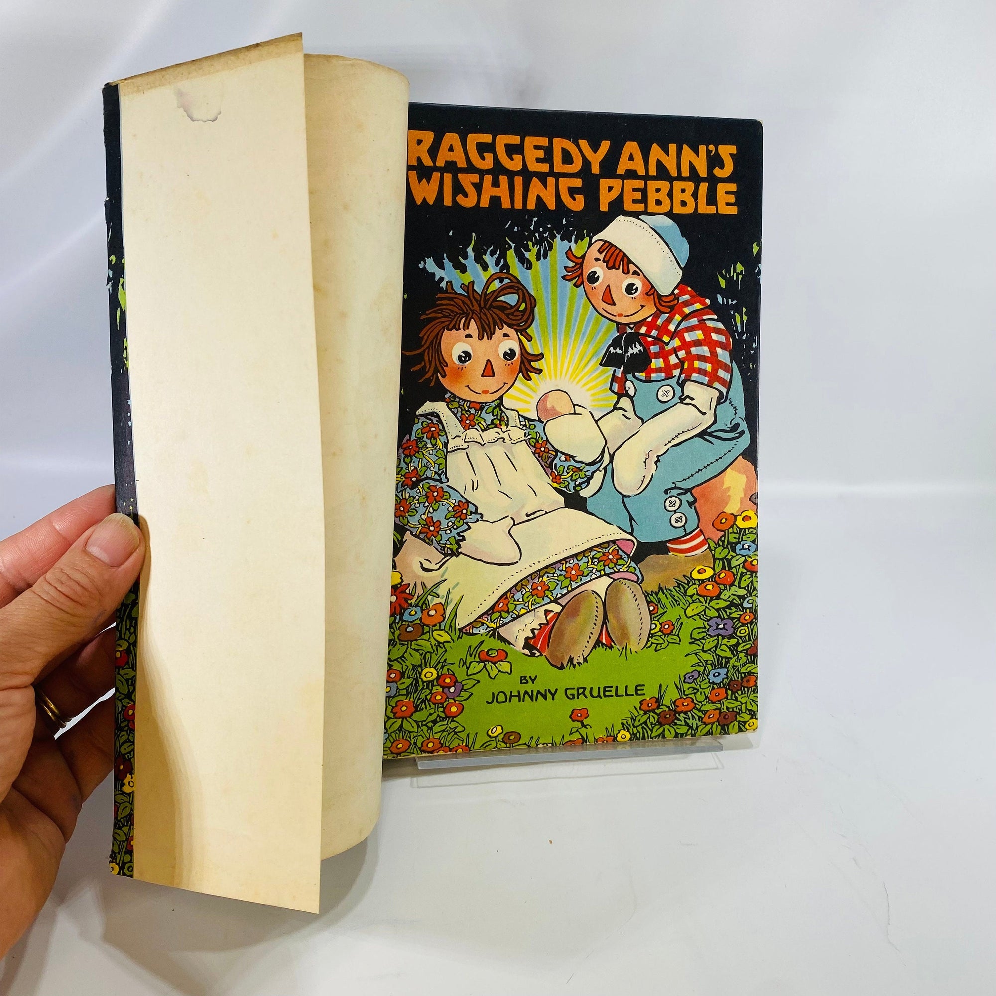 Raggedy Ann's Wishing Pebble by Johnny Gruelle 1925 M.A.Donohue & CompanyVintage Book