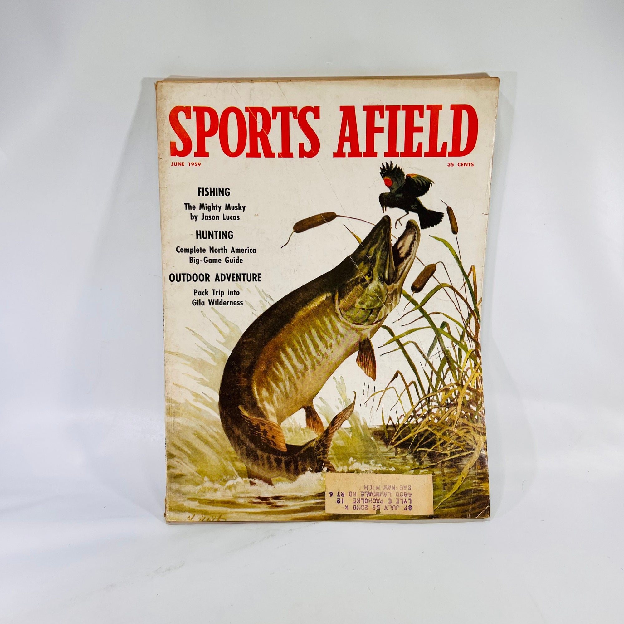 Sports Afield Vintage Magazine April 1958 Volume 139 Number 4 Hearst C -  Reading Vintage