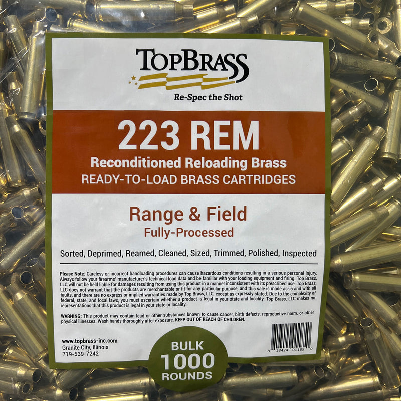Re Spec Brass Tagged 223 Top Brass Reloading Supplies