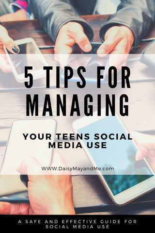 Tips for healthy teens on social media