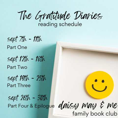 The Gratitude Diaries reading schedule