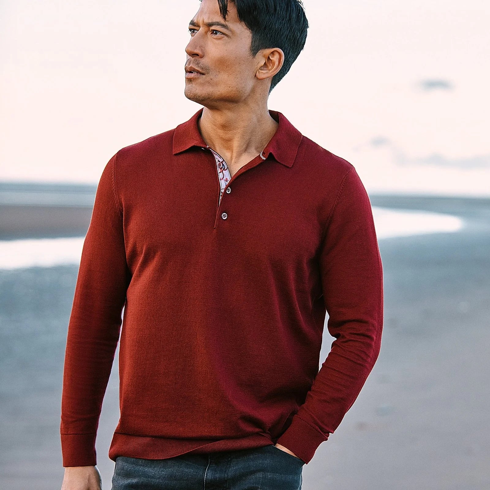 Men's Knitted Polo